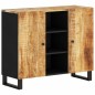 vidaXL Sideboard mit 2 Türen 90x33x75 cm Massivholz Mango vidaXL Sideboard mit 2 Türen 90x33x75 cm Massivholz Mango