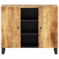 vidaXL Sideboard mit 2 Türen 90x33x75 cm Massivholz Mango vidaXL Sideboard mit 2 Türen 90x33x75 cm Massivholz Mango