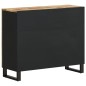 vidaXL Sideboard mit 2 Türen 90x33x75 cm Massivholz Mango vidaXL Sideboard mit 2 Türen 90x33x75 cm Massivholz Mango