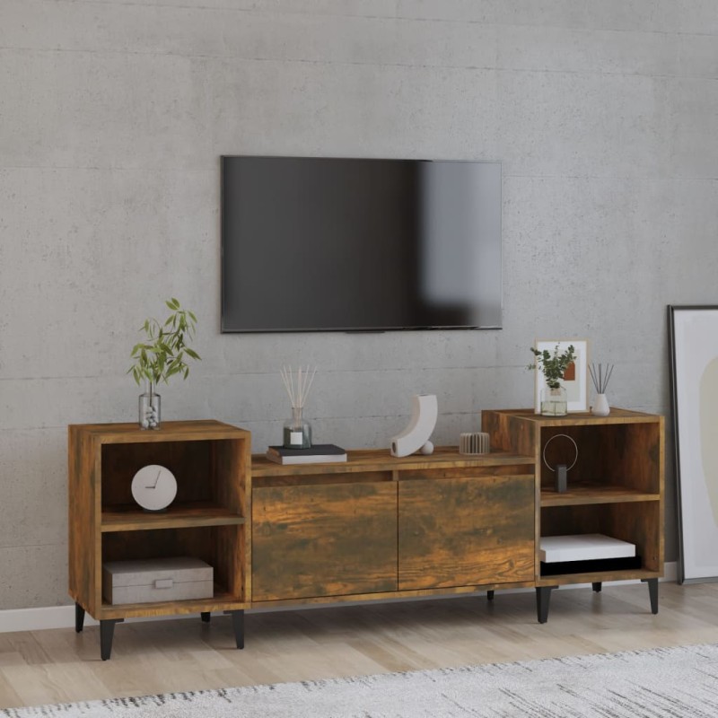 vidaXL TV-Schrank Räuchereiche 160x35x55 cm Holzwerkstoff vidaXL TV-Schrank Räuchereiche 160x35x55 cm Holzwerkstoff