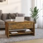 vidaXL Couchtisch Räuchereiche 80x50x40 cm Holzwerkstoff vidaXL Couchtisch Räuchereiche 80x50x40 cm Holzwerkstoff