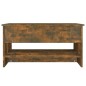 vidaXL Couchtisch Räuchereiche 80x50x40 cm Holzwerkstoff vidaXL Couchtisch Räuchereiche 80x50x40 cm Holzwerkstoff