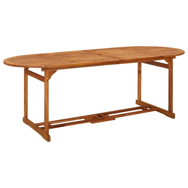 vidaXL Garten-Esstisch 220x90x75 cm Massivholz Akazie vidaXL Garten-Esstisch 220x90x75 cm Massivholz Akazie