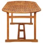 vidaXL Garten-Esstisch 220x90x75 cm Massivholz Akazie vidaXL Garten-Esstisch 220x90x75 cm Massivholz Akazie