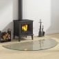 vidaXL Funkenschutzplatte Glas Halbrund 1200x600 mm vidaXL Funkenschutzplatte Glas Halbrund 1200x600 mm