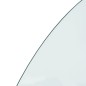vidaXL Funkenschutzplatte Glas Halbrund 1200x600 mm vidaXL Funkenschutzplatte Glas Halbrund 1200x600 mm