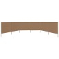 vidaXL 6-teiliges Windschutzgewebe 800 x 120 cm Taupe vidaXL 6-teiliges Windschutzgewebe 800 x 120 cm Taupe