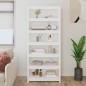 vidaXL Bücherregal Weiß 80x35x183 cm Massivholz Kiefer vidaXL Bücherregal Weiß 80x35x183 cm Massivholz Kiefer