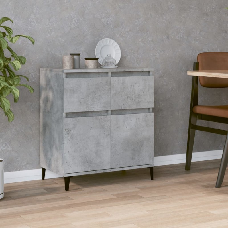 vidaXL Sideboard Betongrau 60x35x70 cm Holzwerkstoff vidaXL Sideboard Betongrau 60x35x70 cm Holzwerkstoff