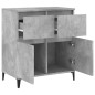 vidaXL Sideboard Betongrau 60x35x70 cm Holzwerkstoff vidaXL Sideboard Betongrau 60x35x70 cm Holzwerkstoff