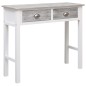 vidaXL Konsolentisch Grau 90×30×77 cm Holz vidaXL Konsolentisch Grau 90×30×77 cm Holz