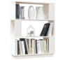 vidaXL Bücherregal/Raumteiler Weiß 80x25x101 cm Massivholz Kiefer vidaXL Bücherregal/Raumteiler Weiß 80x25x101 cm Massivholz Kiefer