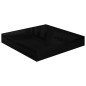 vidaXL Wandregale Schwebend 2 Stk. Hochglanz-Schwarz 23x23,5x3,8cm MDF vidaXL Wandregale Schwebend 2 Stk. Hochglanz-Schwarz 23x23,5x3,8cm MDF