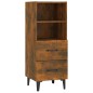 vidaXL Sideboard Räuchereiche 34,5x34x90 cm Holzwerkstoff vidaXL Sideboard Räuchereiche 34,5x34x90 cm Holzwerkstoff