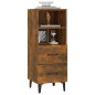 vidaXL Sideboard Räuchereiche 34,5x34x90 cm Holzwerkstoff vidaXL Sideboard Räuchereiche 34,5x34x90 cm Holzwerkstoff