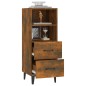 vidaXL Sideboard Räuchereiche 34,5x34x90 cm Holzwerkstoff vidaXL Sideboard Räuchereiche 34,5x34x90 cm Holzwerkstoff