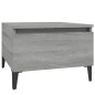 vidaXL Beistelltisch Grau Sonoma 50x46x35 cm Holzwerkstoff vidaXL Beistelltisch Grau Sonoma 50x46x35 cm Holzwerkstoff