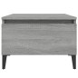 vidaXL Beistelltisch Grau Sonoma 50x46x35 cm Holzwerkstoff vidaXL Beistelltisch Grau Sonoma 50x46x35 cm Holzwerkstoff