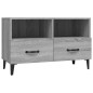 vidaXL TV-Schrank Grau Sonoma 80x36x50 cm Holzwerkstoff vidaXL TV-Schrank Grau Sonoma 80x36x50 cm Holzwerkstoff