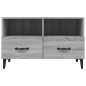 vidaXL TV-Schrank Grau Sonoma 80x36x50 cm Holzwerkstoff vidaXL TV-Schrank Grau Sonoma 80x36x50 cm Holzwerkstoff