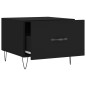 vidaXL Couchtisch Schwarz 50x50x40 cm Holzwerkstoff
