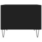 vidaXL Couchtisch Schwarz 50x50x40 cm Holzwerkstoff