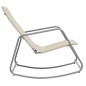 vidaXL Garten-Schaukelstuhl Creme 95x54x85 cm Textilene vidaXL Garten-Schaukelstuhl Creme 95x54x85 cm Textilene