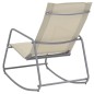 vidaXL Garten-Schaukelstuhl Creme 95x54x85 cm Textilene vidaXL Garten-Schaukelstuhl Creme 95x54x85 cm Textilene