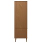 vidaXL Kleiderschrank MOLDE Braun 90x55x175 cm Massivholz Kiefer vidaXL Kleiderschrank MOLDE Braun 90x55x175 cm Massivholz Kiefer