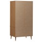 vidaXL Kleiderschrank MOLDE Braun 90x55x175 cm Massivholz Kiefer vidaXL Kleiderschrank MOLDE Braun 90x55x175 cm Massivholz Kiefer