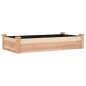 vidaXL Hochbeet mit Einsatz 120x60x25 cm Massivholz Tanne vidaXL Hochbeet mit Einsatz 120x60x25 cm Massivholz Tanne