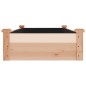 vidaXL Hochbeet mit Einsatz 120x60x25 cm Massivholz Tanne vidaXL Hochbeet mit Einsatz 120x60x25 cm Massivholz Tanne