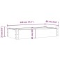 vidaXL Hochbeet mit Einsatz 120x60x25 cm Massivholz Tanne vidaXL Hochbeet mit Einsatz 120x60x25 cm Massivholz Tanne