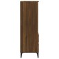 vidaXL Highboard Braun Eichen-Optik 40x36x110 cm Holzwerkstoff