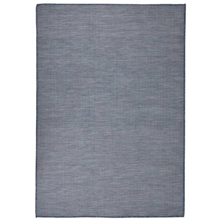 vidaXL Outdoor-Teppich Flachgewebe 160x230 cm Blau