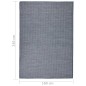 vidaXL Outdoor-Teppich Flachgewebe 160x230 cm Blau vidaXL Outdoor-Teppich Flachgewebe 160x230 cm Blau