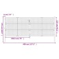 Gartentor Anthrazit 400x175 cm Stahl Gartentor Anthrazit 400x175 cm Stahl