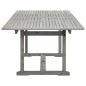 vidaXL Garten-Esstisch (160-240)x100x75 cm Massivholz Akazie vidaXL Garten-Esstisch (160-240)x100x75 cm Massivholz Akazie