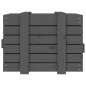 vidaXL Truhe Grau 58x40,5x42 cm Massivholz Kiefer vidaXL Truhe Grau 58x40,5x42 cm Massivholz Kiefer