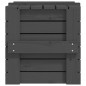 vidaXL Truhe Grau 58x40,5x42 cm Massivholz Kiefer vidaXL Truhe Grau 58x40,5x42 cm Massivholz Kiefer