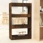 vidaXL Bücherregal/Raumteiler Räuchereiche 60x30x103 cm Holzwerkstoff vidaXL Bücherregal/Raumteiler Räuchereiche 60x30x103 cm Holzwerkstoff