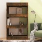 vidaXL Bücherregal/Raumteiler Räuchereiche 60x30x103 cm Holzwerkstoff vidaXL Bücherregal/Raumteiler Räuchereiche 60x30x103 cm Holzwerkstoff