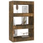 vidaXL Bücherregal/Raumteiler Räuchereiche 60x30x103 cm Holzwerkstoff vidaXL Bücherregal/Raumteiler Räuchereiche 60x30x103 cm Holzwerkstoff