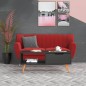 vidaXL Couchtisch Grau 100x49,5x43 cm Holzwerkstoff vidaXL Couchtisch Grau 100x49,5x43 cm Holzwerkstoff