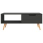 vidaXL Couchtisch Grau 100x49,5x43 cm Holzwerkstoff vidaXL Couchtisch Grau 100x49,5x43 cm Holzwerkstoff