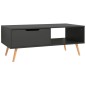 vidaXL Couchtisch Grau 100x49,5x43 cm Holzwerkstoff vidaXL Couchtisch Grau 100x49,5x43 cm Holzwerkstoff
