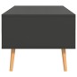 vidaXL Couchtisch Grau 100x49,5x43 cm Holzwerkstoff vidaXL Couchtisch Grau 100x49,5x43 cm Holzwerkstoff