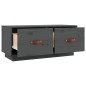 vidaXL TV-Schrank Grau 80x34x35 cm Massivholz Kiefer vidaXL TV-Schrank Grau 80x34x35 cm Massivholz Kiefer