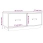 vidaXL TV-Schrank Grau 80x34x35 cm Massivholz Kiefer vidaXL TV-Schrank Grau 80x34x35 cm Massivholz Kiefer