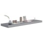 vidaXL Schwebende Wandregale 2 Stk. Grau 90x23,5x3,8cm MDF vidaXL Schwebende Wandregale 2 Stk. Grau 90x23,5x3,8cm MDF